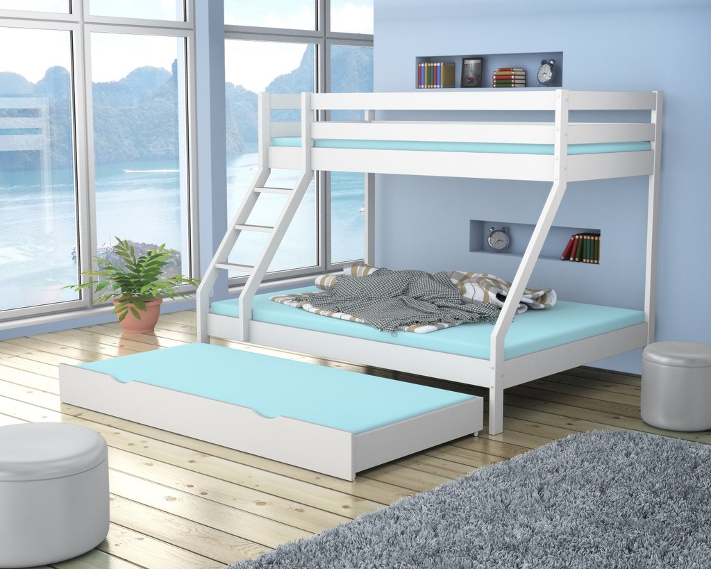 Купить Кровать двухъярусная ДЕТСКАЯ ВЗРОСЛАЯ 208x148 см + КАРКАС ...