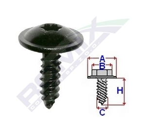 Купить ВИНТЫ КРЕПЛИТЕЛЬНЫЕ 10 ШТ. TORX C10022 VW BMW UNIWERSA: отзывы, фото, характеристики в интерне-магазине Aredi.ru