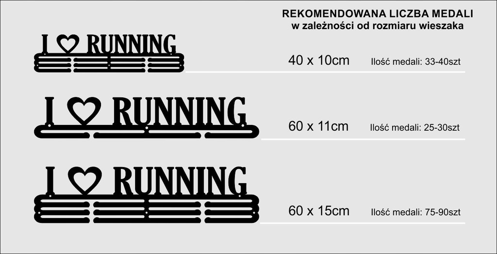 Купить Я ЛЮБЛЮ БЕГ №2 | Вешалка для медалей | 60см Новый: отзывы, фото, характеристики в интерне-магазине Aredi.ru