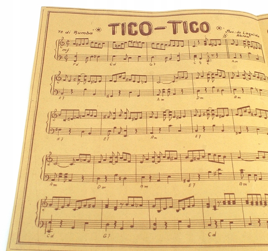 TICO TICO Rumba NUTY lata 40-te