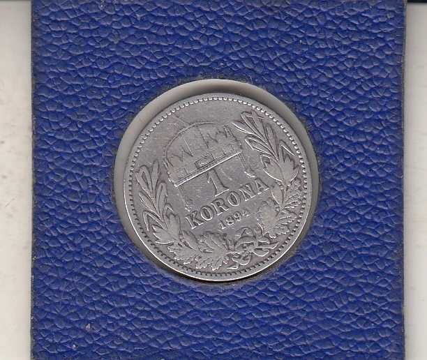Austro-Wegry 1 korona 1894 srebro