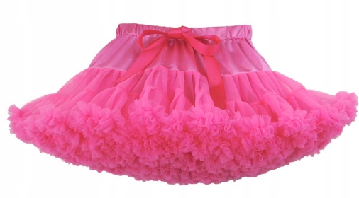 SPÓDNICZKA TIULOWA TUTU PUSZYSTA 68cm RÓŻOWA