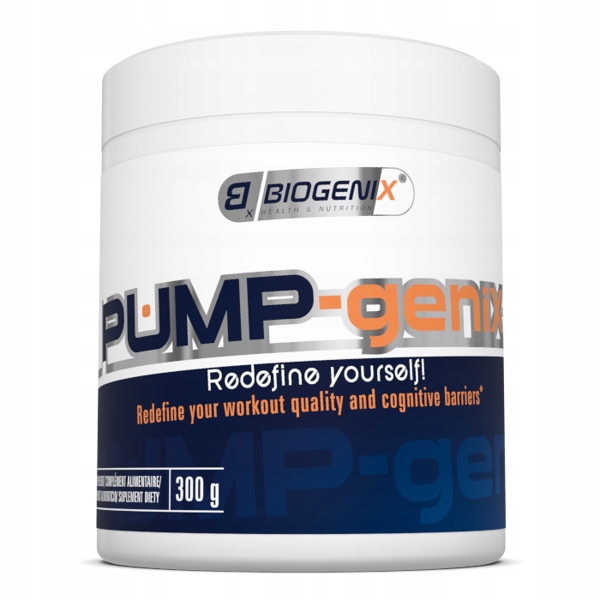 Biogenix Pump-genix 300g Przedtreningówka Jabłko