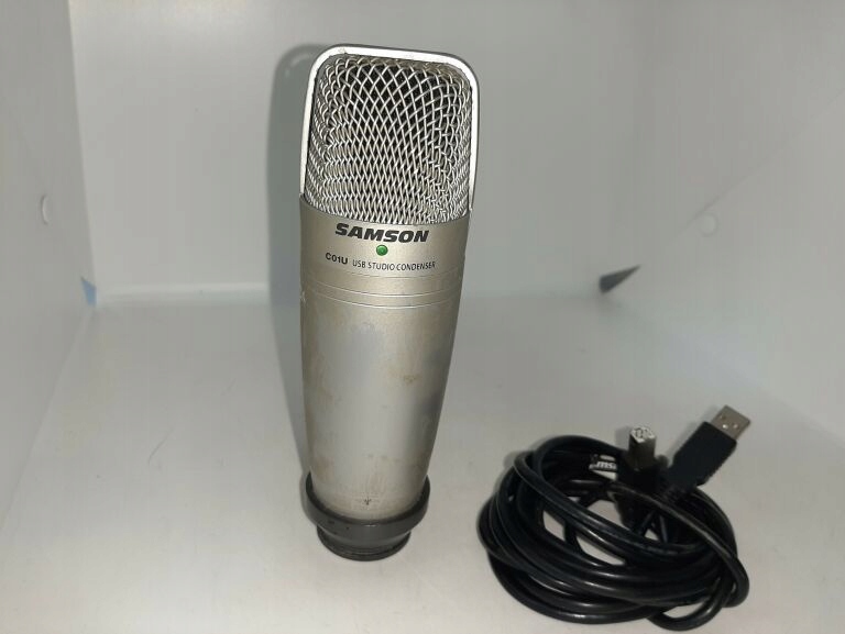STUDYJNY MIKROFON POJEMNOŚCIOWY SAMSON C01U + USB