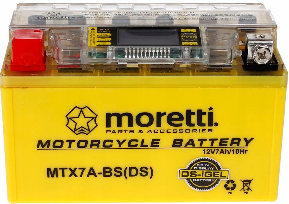 Akumulator Żelowy Moretti YTX7A-BS/MTX7A-BS ZIPP