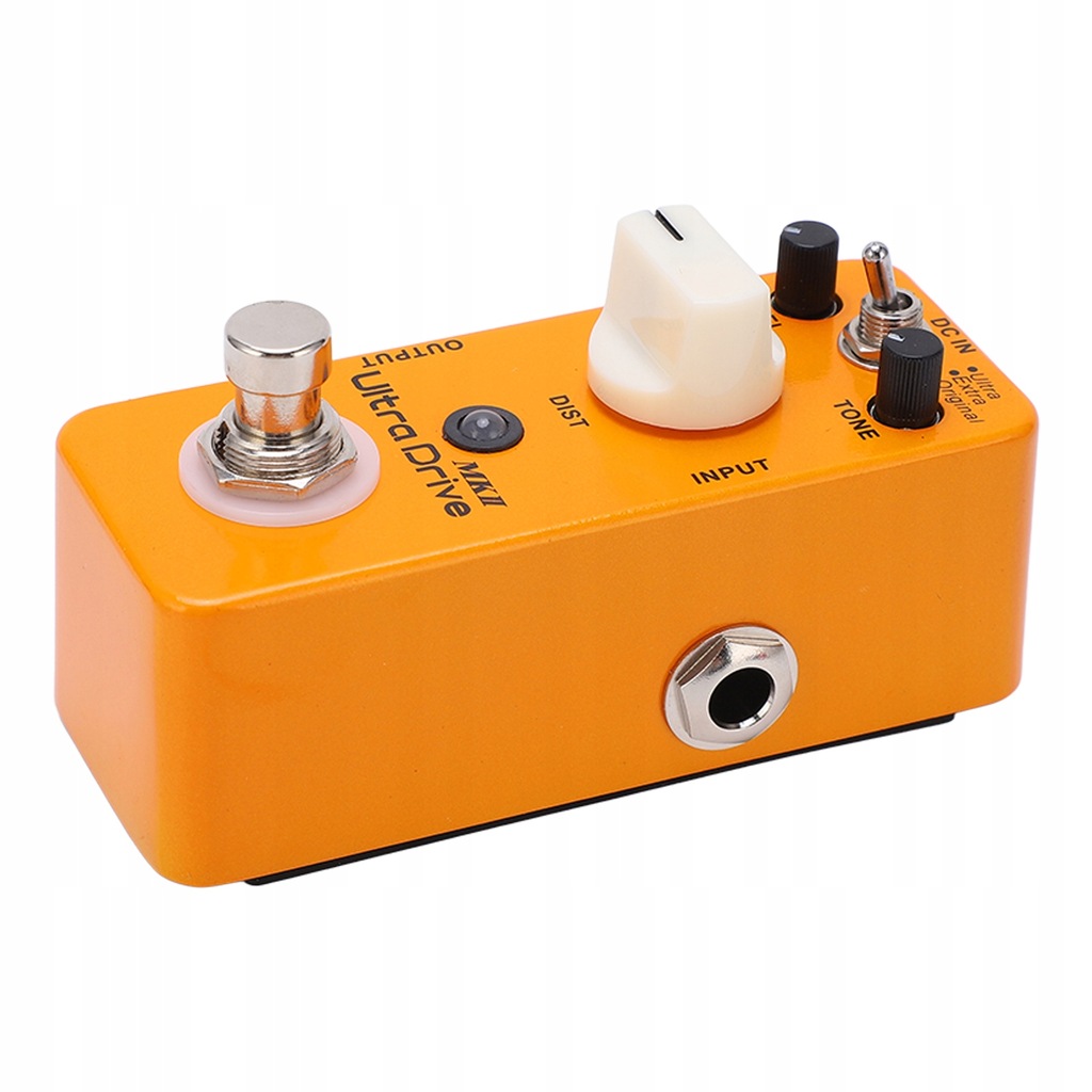 Ultra Drive Distortion Pedal Metalowy efekt Mini