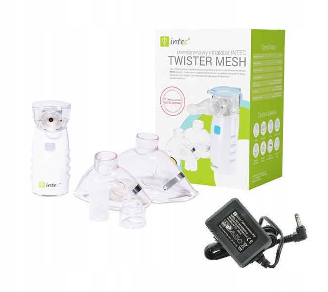 Купить МЕМБРАННЫЙ ИНГАЛЯТОР INTEC MESH TWISTER + БЛОК ПИТАНИЯ: отзывы, фото, характеристики в интерне-магазине Aredi.ru