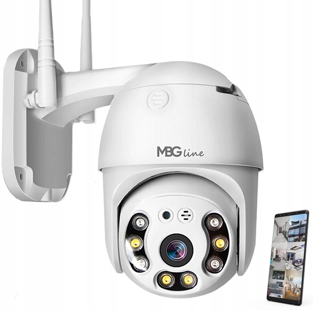 Купить H265 P2P FULL HD вращающаяся уличная IP-камера со светодиодной подсветкой: отзывы, фото, характеристики в интерне-магазине Aredi.ru
