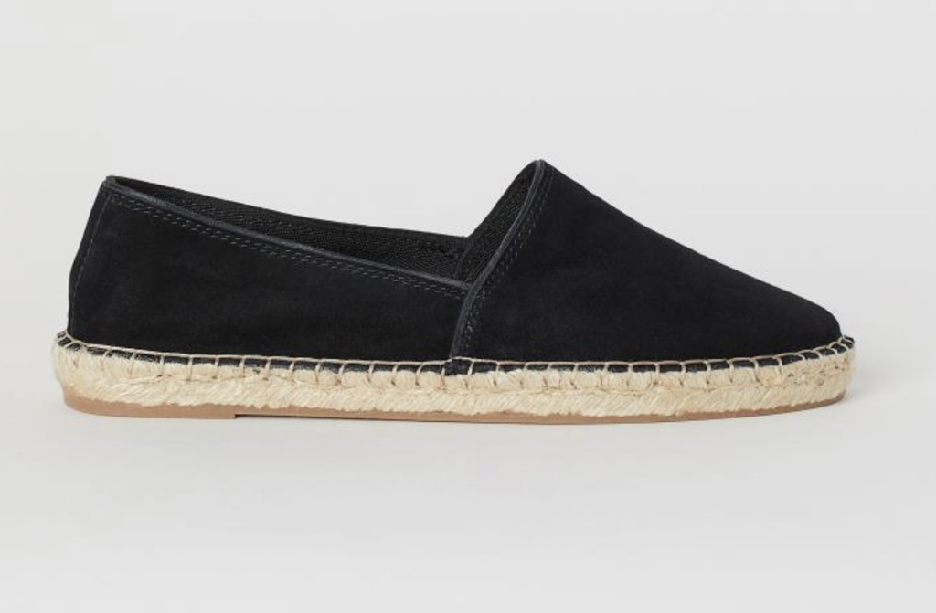 H&M buty espadryle skórzane