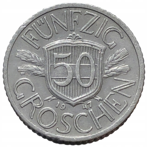 22669. Austria - 50 groszy - 1947r.