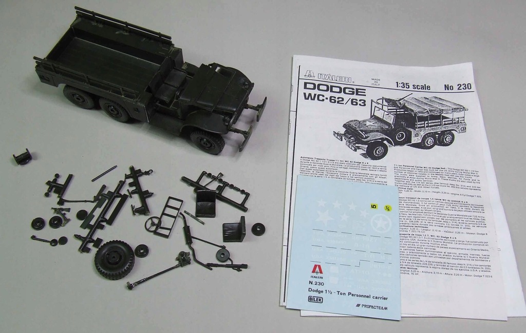 Dodge WC-62/63 Italeri 1/35 do dokoń. /złom
