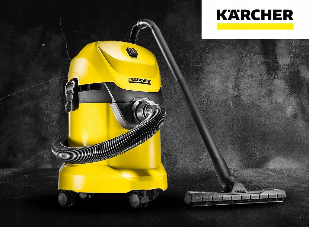 Купить МОЩНЫЙ ПРОМЫШЛЕННЫЙ ПЫЛЕСОС KARCHER WD3 TURBO XXXL: отзывы, фото, характеристики в интерне-магазине Aredi.ru