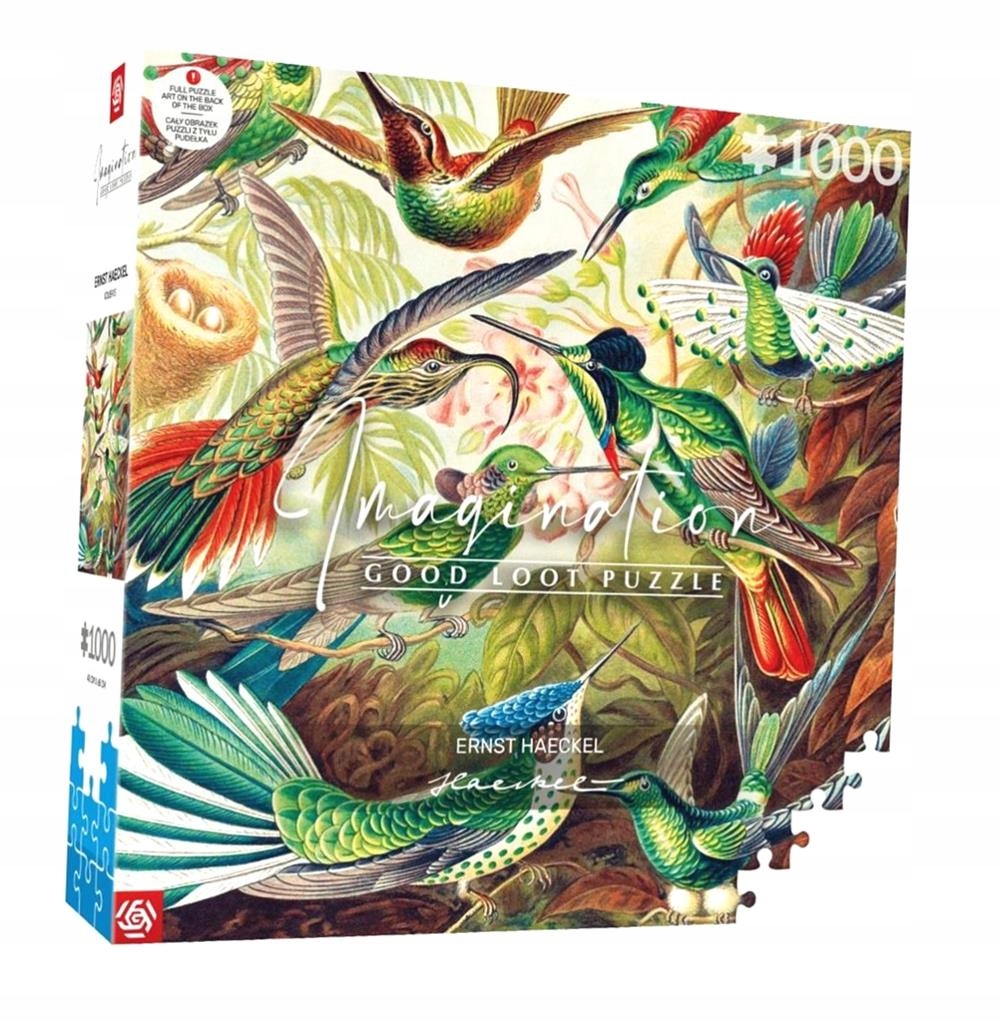 PUZZLE IMAGINATION 1000 ERNST HAECKEL - KOLIBRY