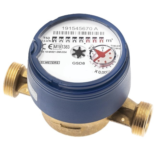 BMETERS GSD8-I Wodomierz zimna woda 2,5m3/h Przyłącze 3/4" 8IA00F12SSCIV0