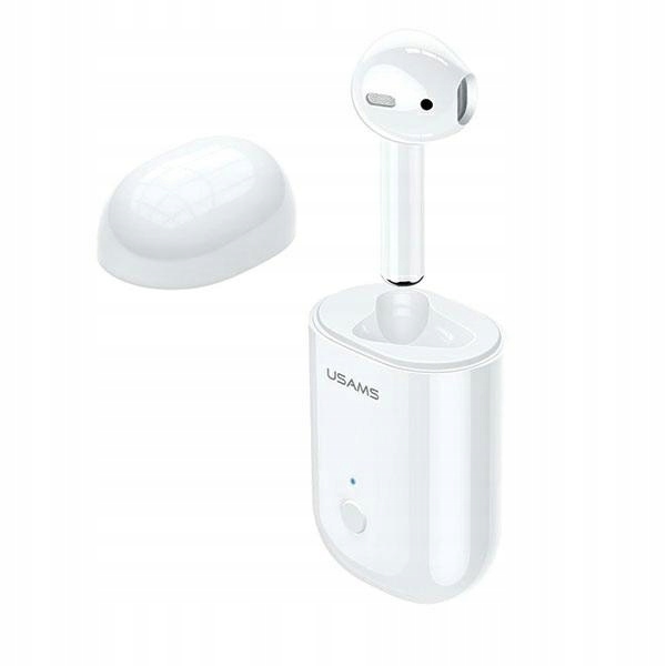 Słuchawka Bluetooth 5.0 LB Series stacja dokująca biały/white BHULB01