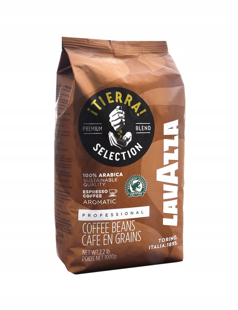 Kawa Lavazza Tierra 100% Arabica 1kg ziarno świeża