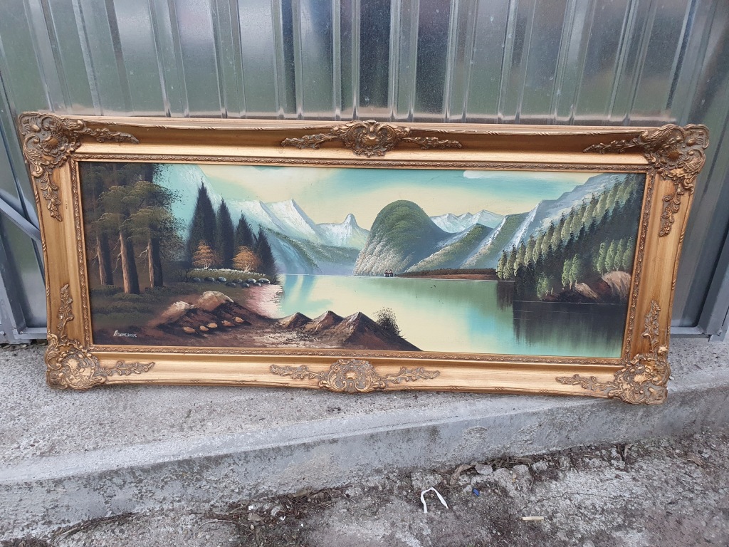 Obraz ręcznie malowany 115x50