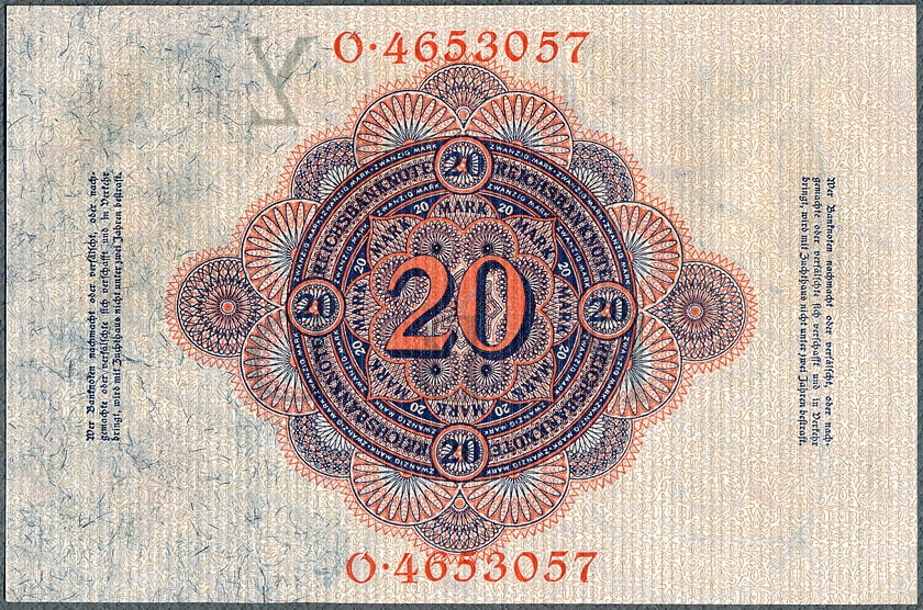 Купить Германия - 20 марок 1914 г. *Ro47b*P46*UNC!: отзывы, фото, характеристики в интерне-магазине Aredi.ru