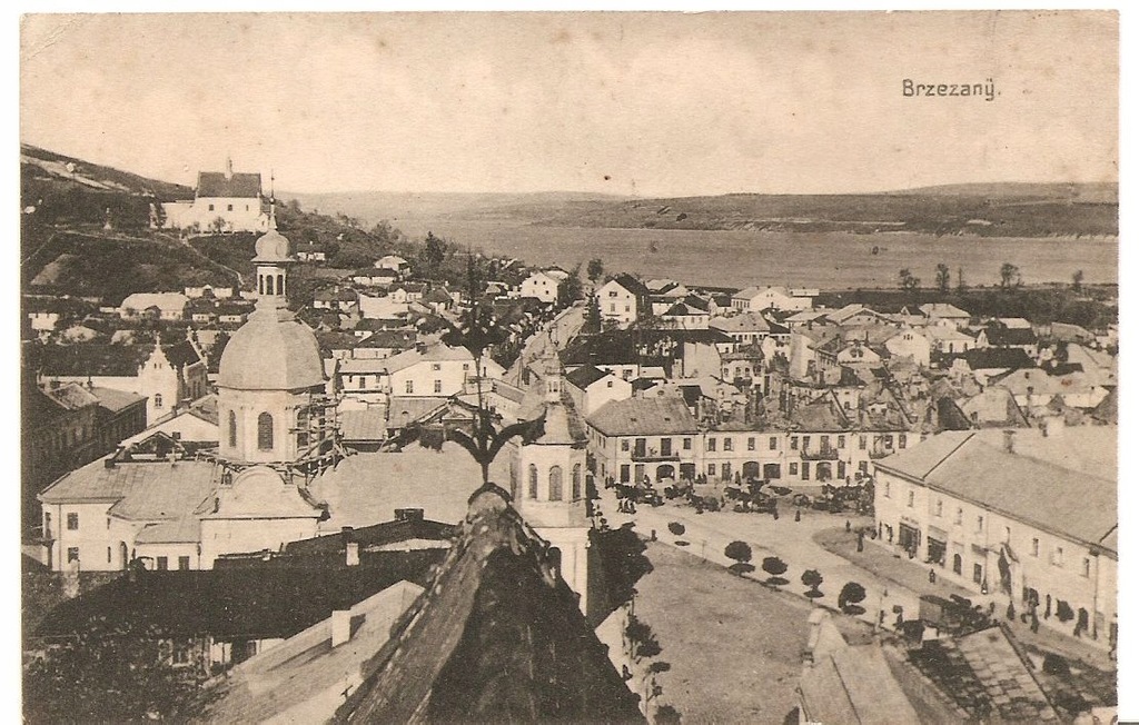 BRZEŻANY -WIDOK NA RYNEK