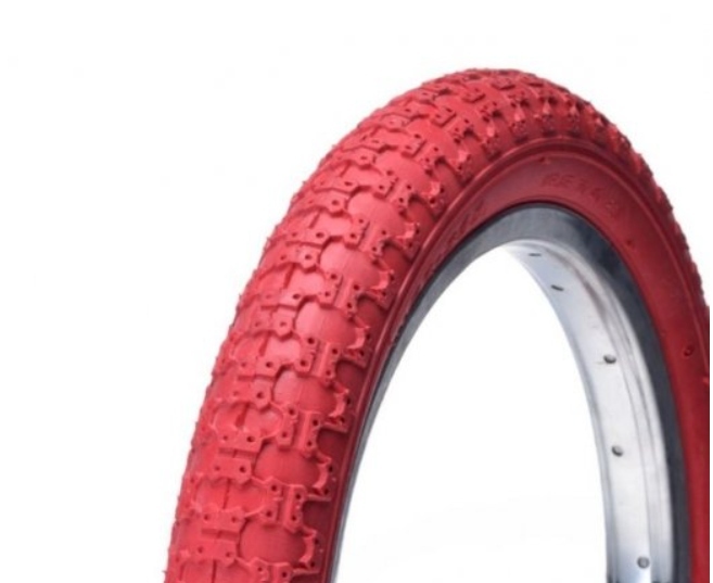 OPONA ROWEROWA 16 X 2.125 CZERWONA + DĘTKA