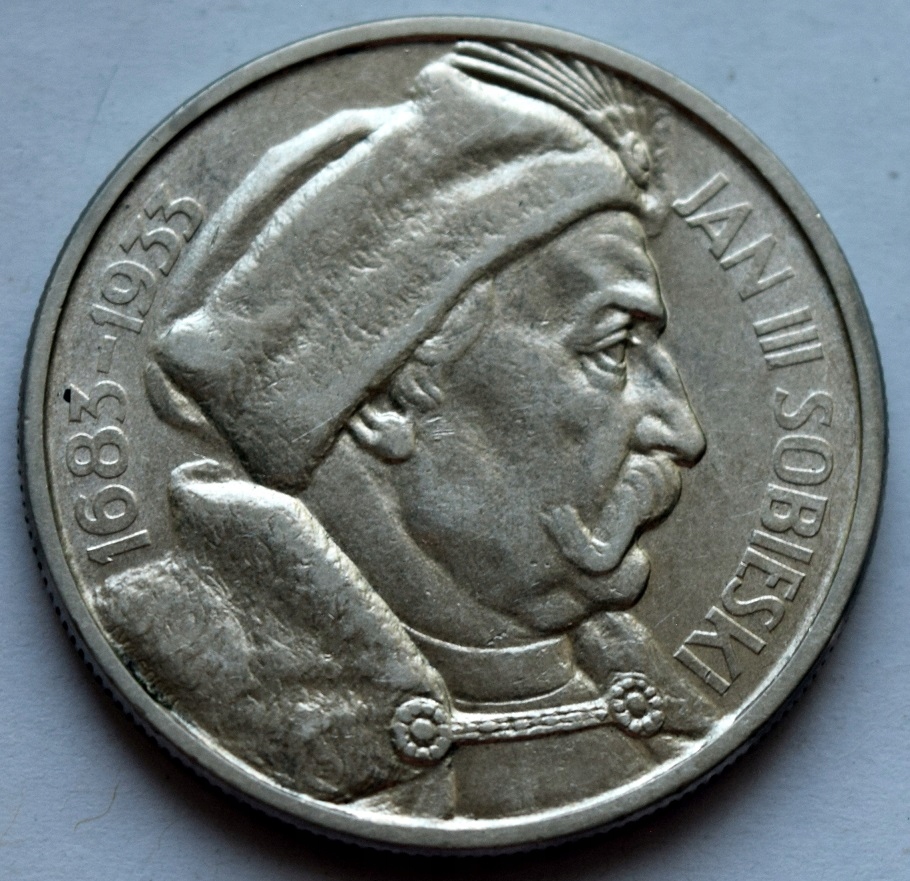 10 ZŁ JAN III SOBIESKI 1933 - PIĘKNY !