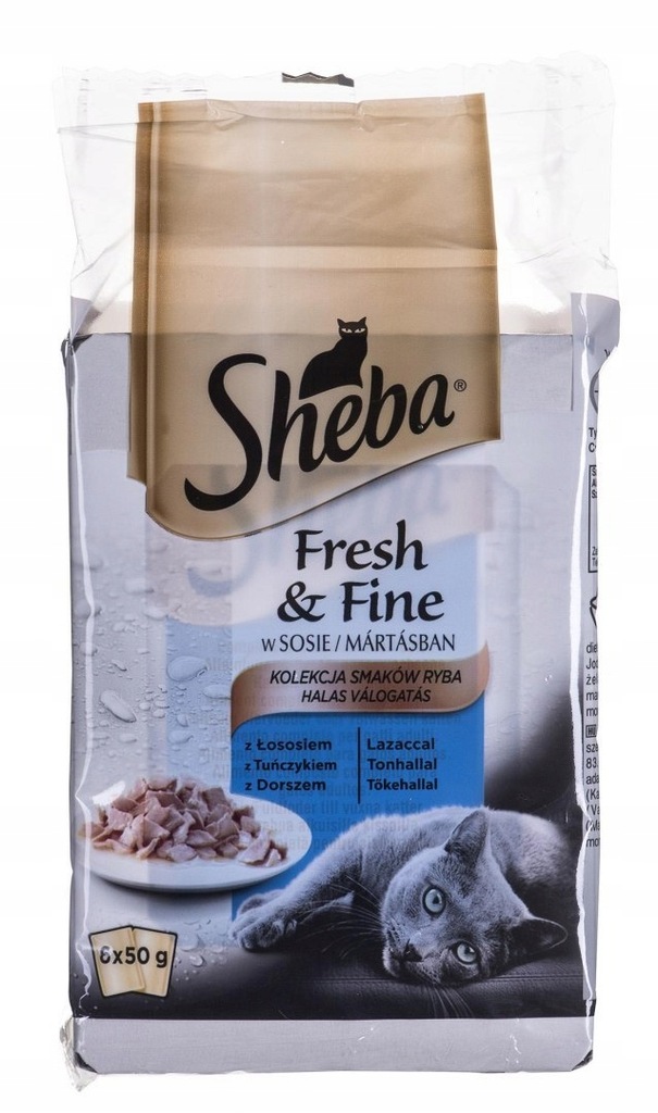Sheba Sheba mini rybne dania w sosie 6x50g