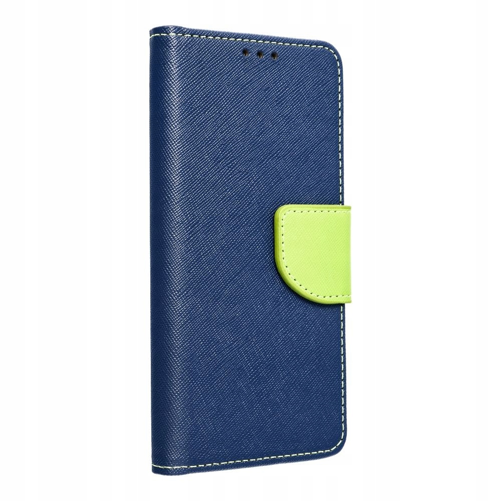 Etui Fancy Book do XIAOMI Redmi NOTE 12 PRO 5G granatowy / limonka