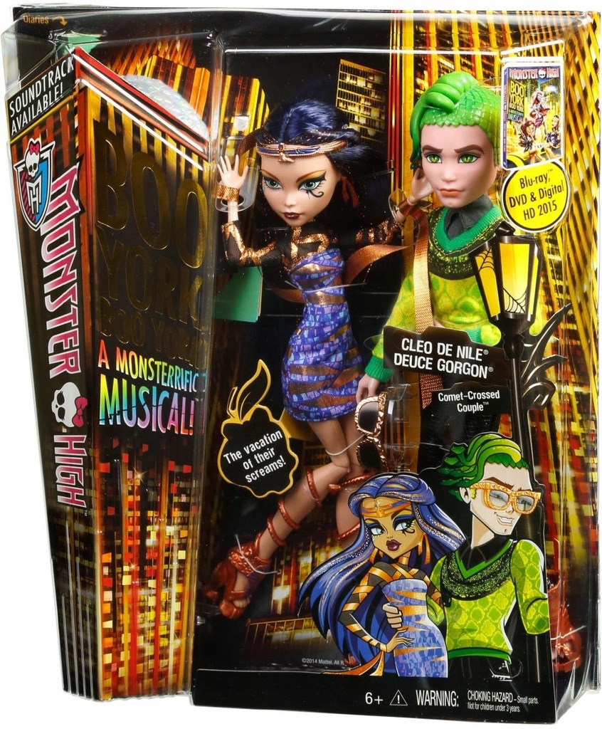 Monster High Boo York Cleo Deuce Unikat 8277240545 Oficjalne Archiwum Allegro