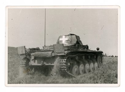 Niemiecki czołg Panzer nr 341 Polska 1939 r.