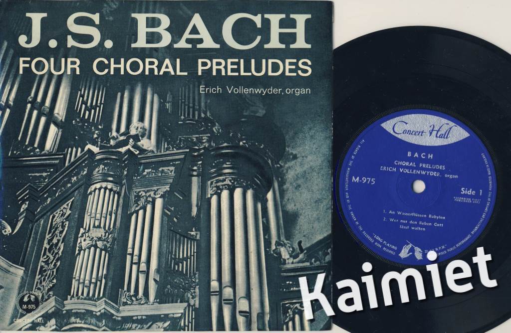 J,S, Bach z 1963r.