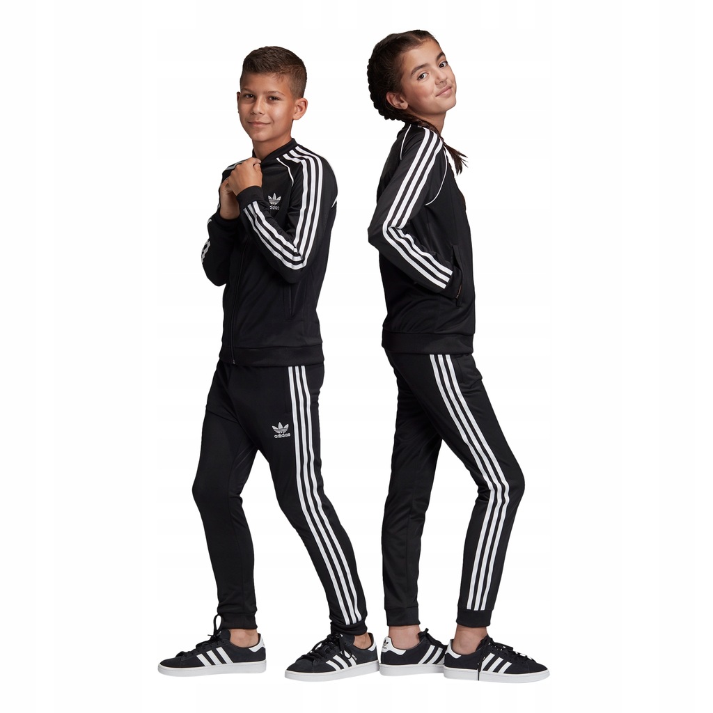 Брюки adidas Originals черные детские