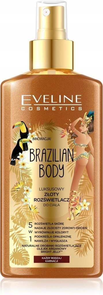 Eveline Brazilian Body Luksusowy Złoty Rozświetlac