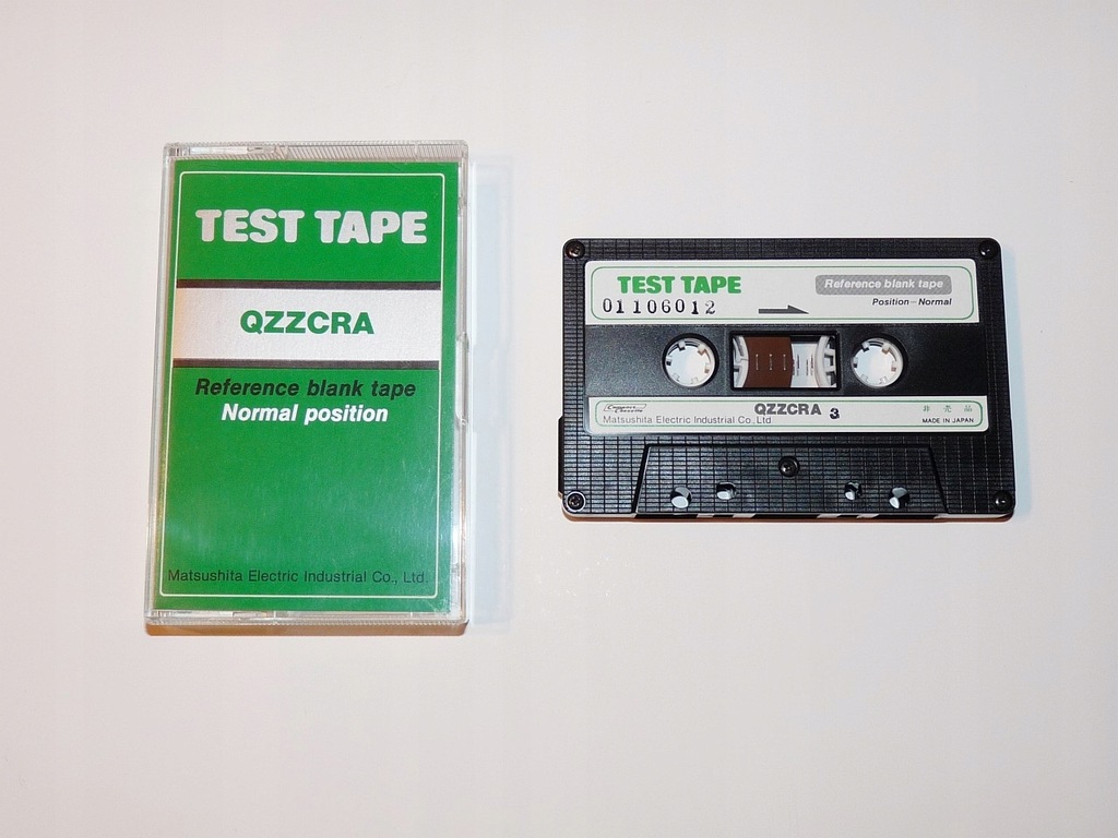 Kaseta testowa Matsushita/Technics QZZCRA żelazowa – NOWA !