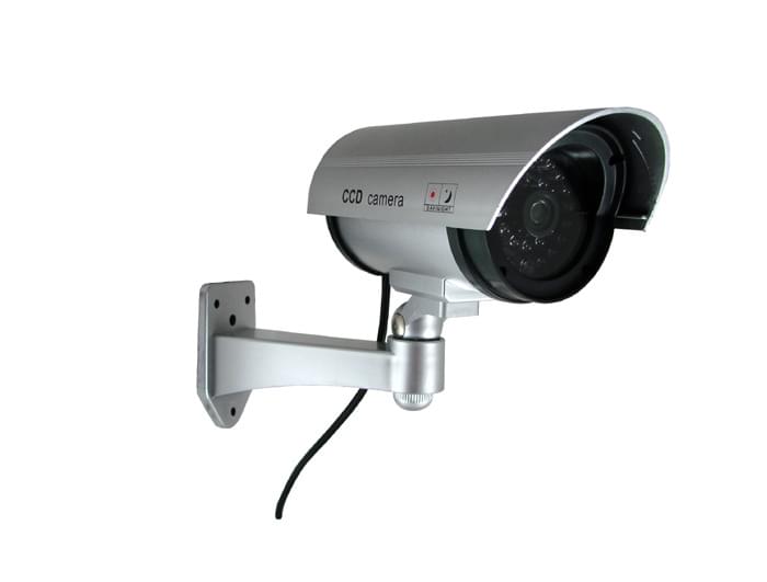 ATRAPA KAMERY cctv LED z czujnikiem RUCHU nocna IR - 6914636097