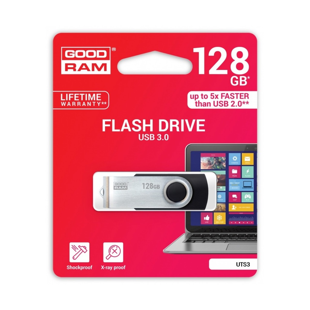 Pendrive Pamięć Flash 128GB GOODRAM TWISTER USB3.0