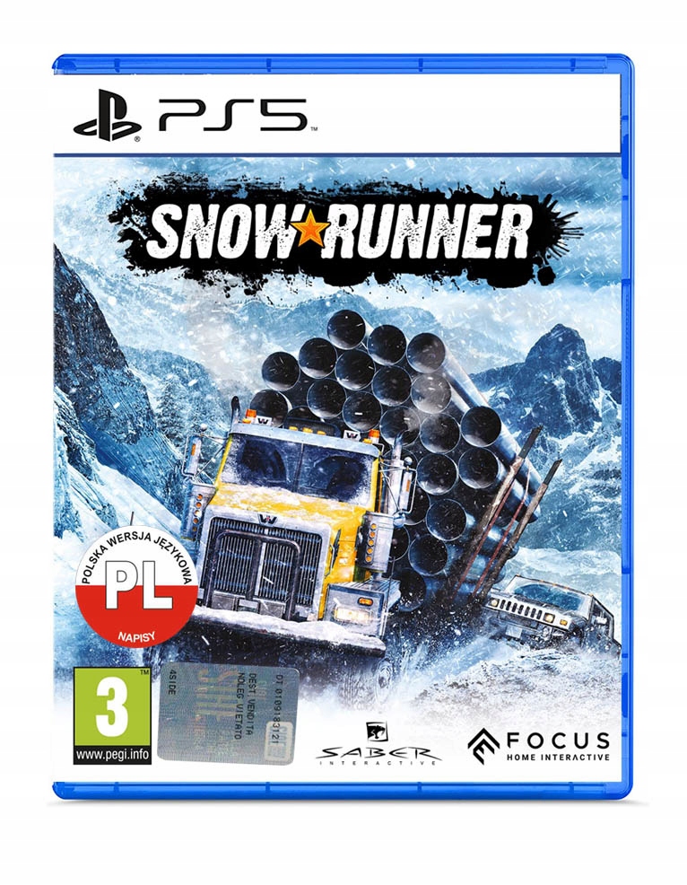 GRA SNOWRUNNER PL PS5 / SNOW RUNNER / POLSKIE NAPISY /