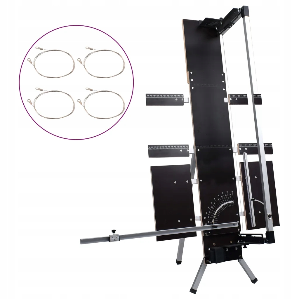 vidaXL Przecinarka do styropianu na nóżkach, aluminium, 200 W