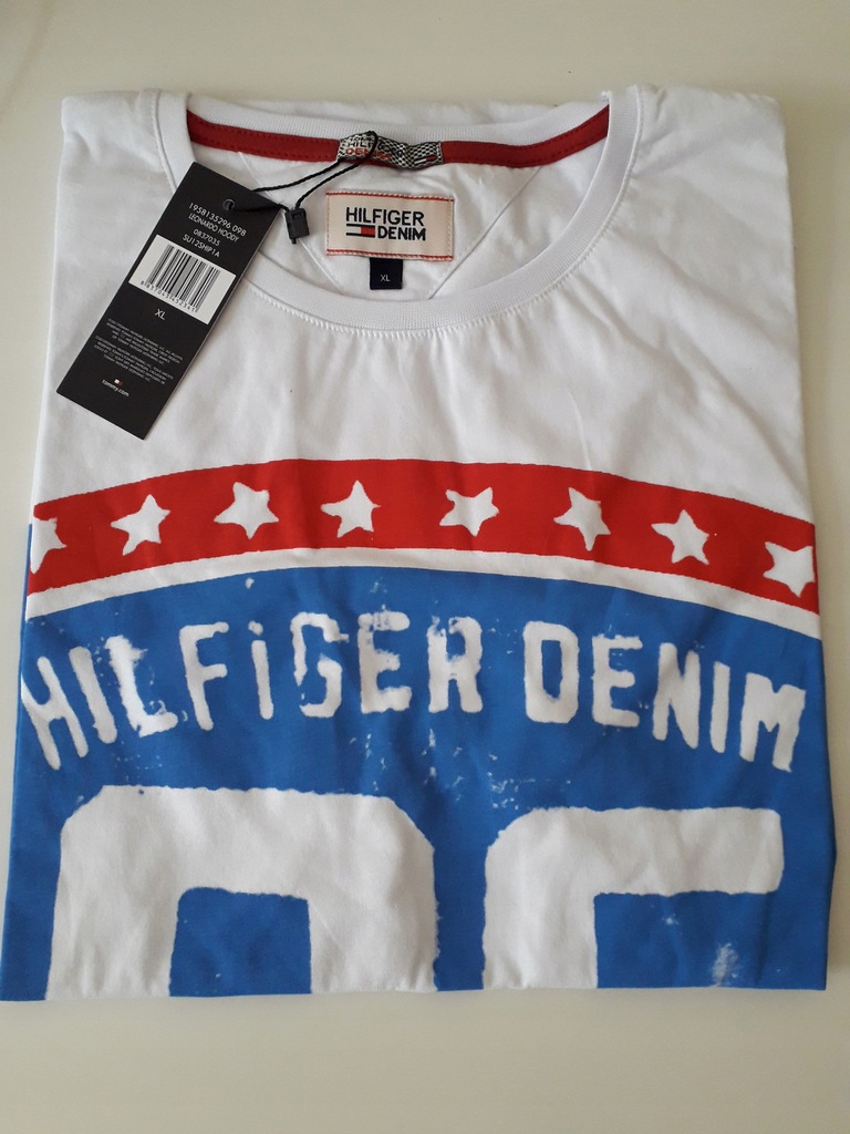 Tommy Hilfiger Denim T-shirt Koszulka Męska XL