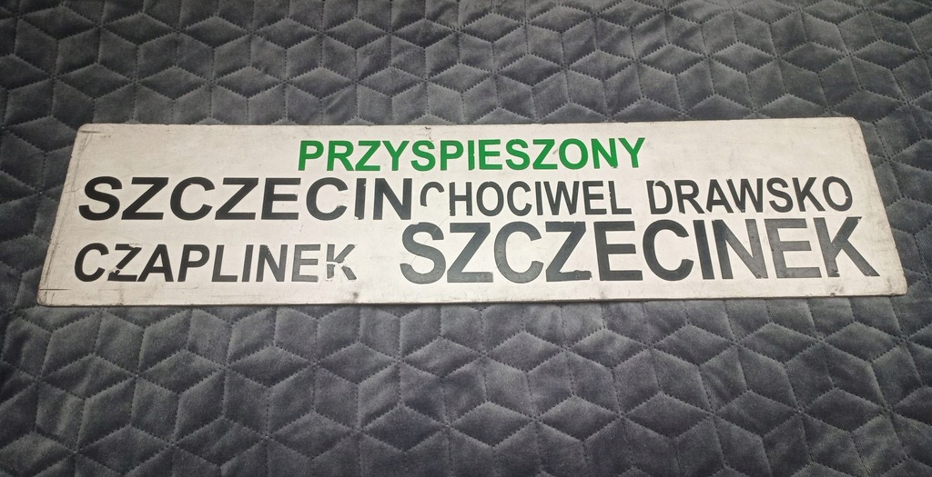 Tablica kierunkowa (PKS) Arriva Wrocław - Prudnik