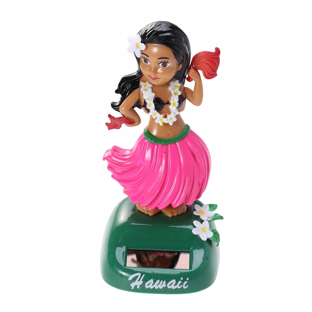 Solar Powered Hawaiian Girl Dolls Car Ornaments