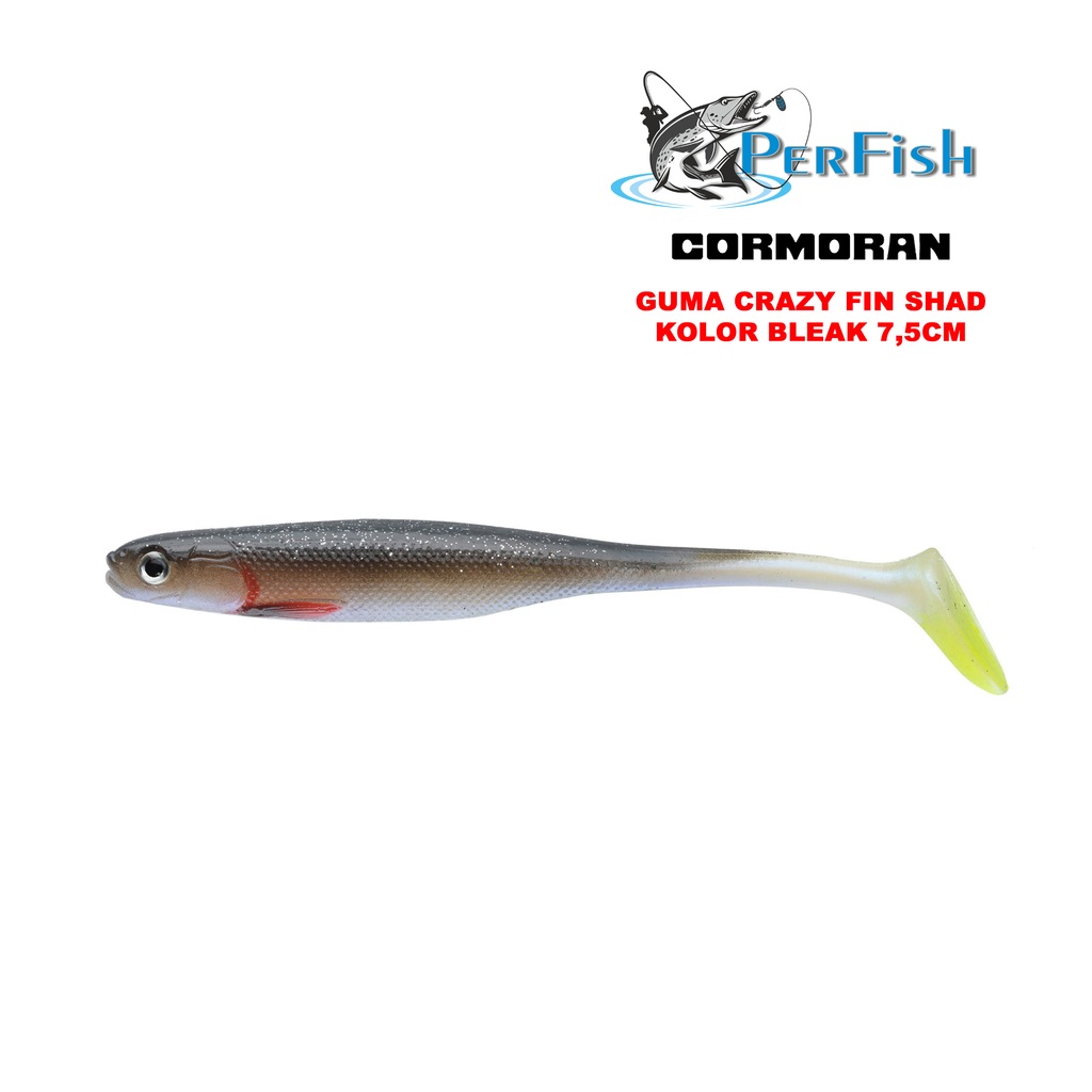 Guma Crazy Fin Shad Bleak 7,5 cm 51-87073