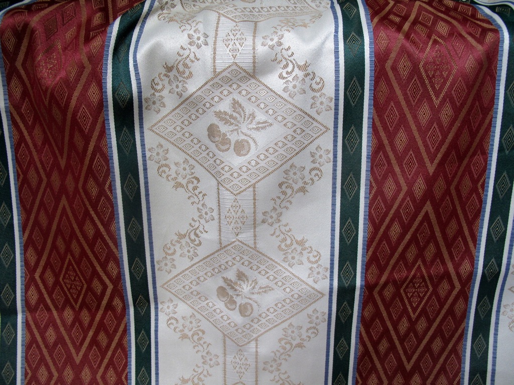 NIETYPOWY WZÓR PAŁACOWE GOBELINOWE Z OWOCAMI ZASŁONY