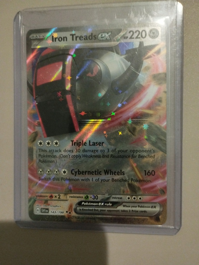 Iron Treads ex|143/198|SVI|Scarlet & Violet|Double Rare