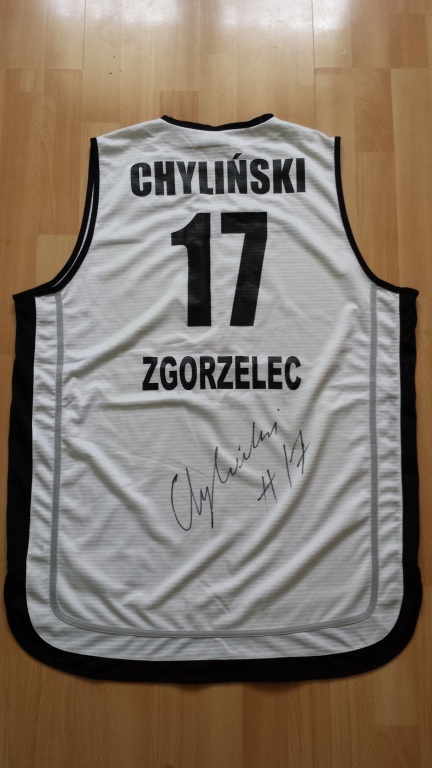 Michał Chyliński Turów Zgorzelec koszulka AUTOGRAF