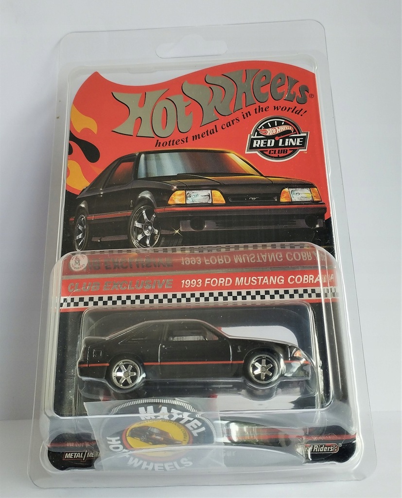 ホットウィール MUSTANG COBRA Hot Wheels 1993 FORD Mustang Cobra R Red Line Club RLC