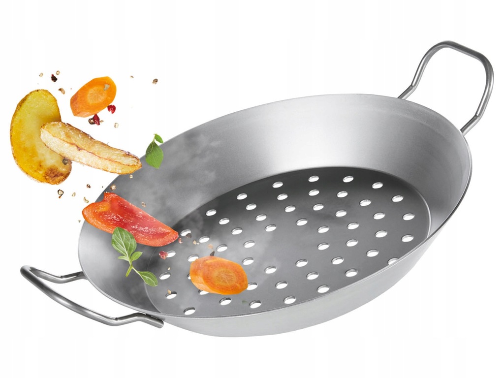 Patelnia Grillowa Żeliwna 28cm Grill Meister