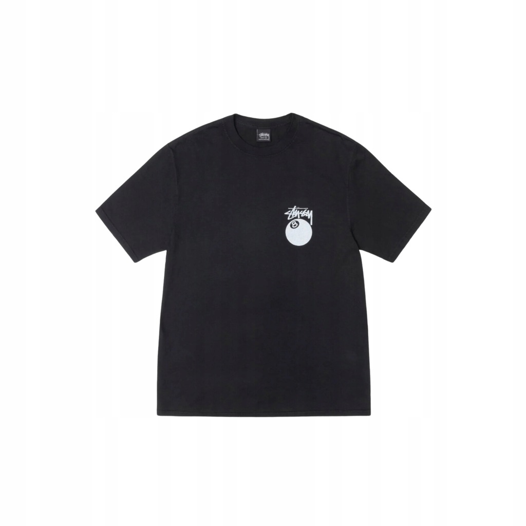 STÜSSY 8 Ball Tee Pigment Dyed Black L