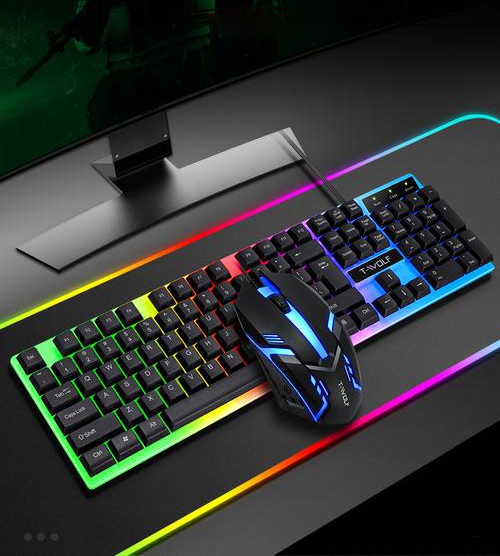 Купить ИГРОВОЙ КОМПЛЕКТ КЛАВИАТУРА МЫШЬ RGB С ПОДСВЕТКОЙ: отзывы, фото, характеристики в интерне-магазине Aredi.ru