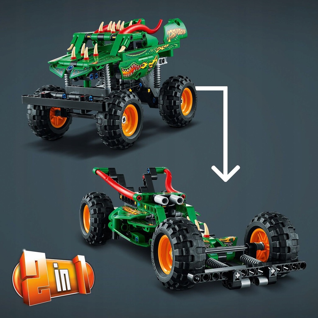 Купить LEGO TECHNIC 42149 Дракон из джема Monster: отзывы, фото, характеристики в интерне-магазине Aredi.ru