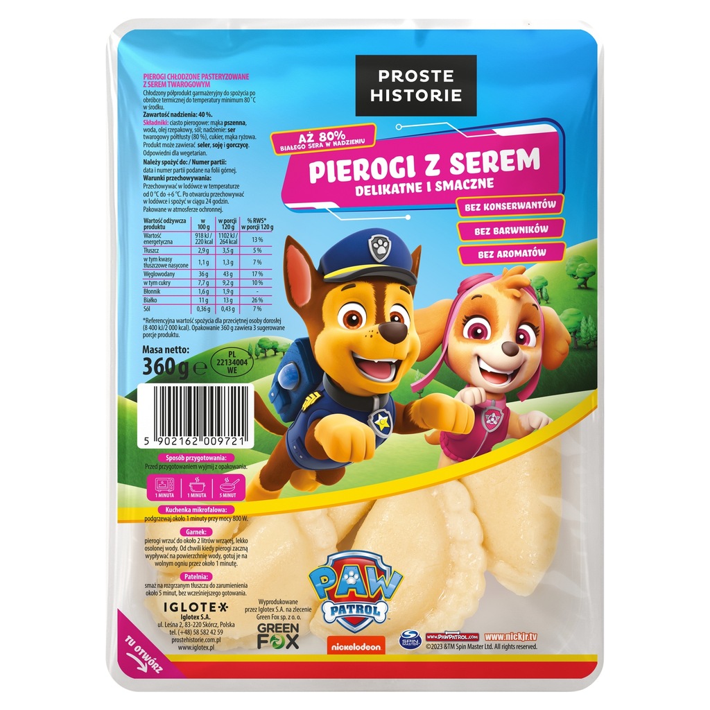 IGL.PIEROGI Z SER P.PATR. 360G